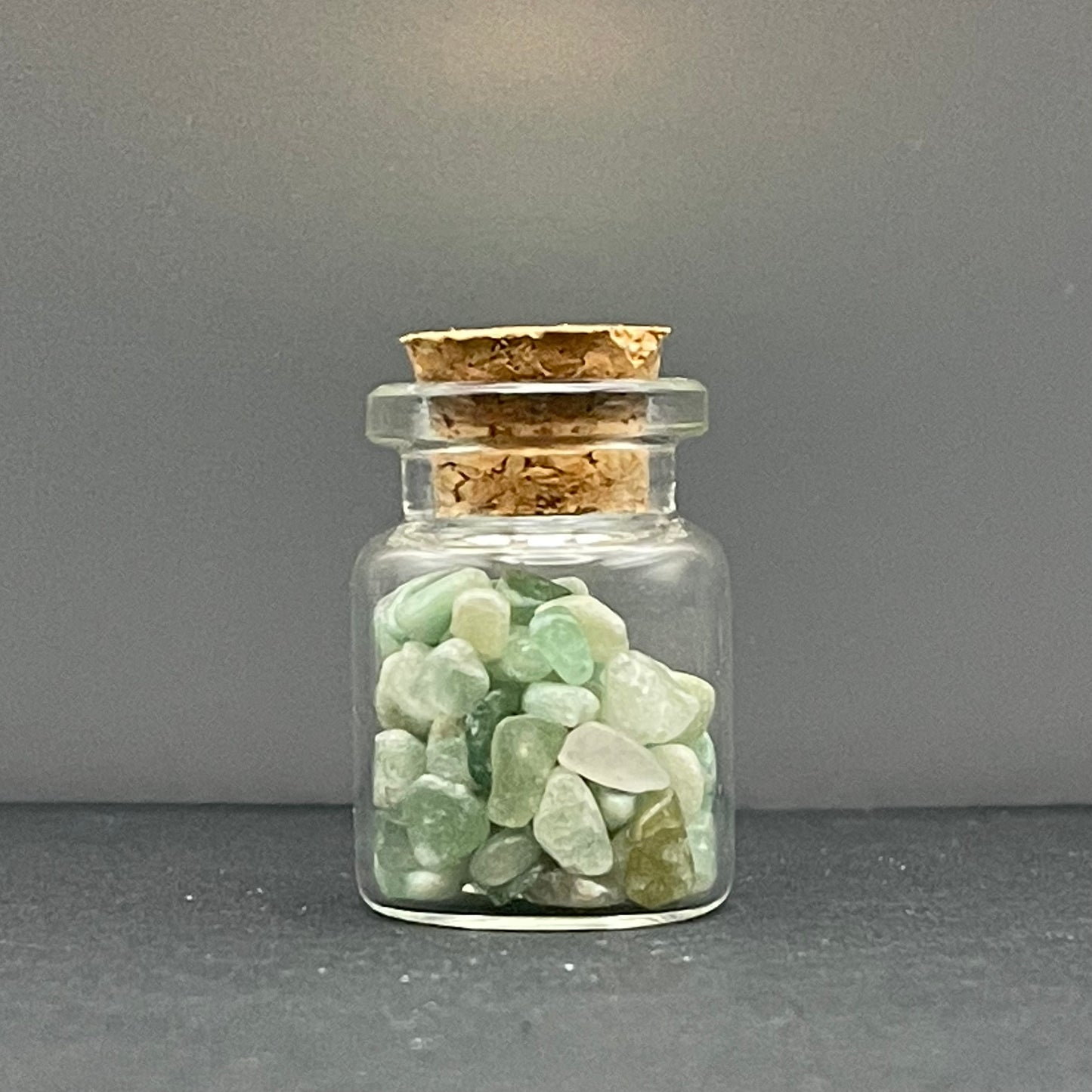 Heart Chakra | Green Quartz Crystal Chips 5ml Vial