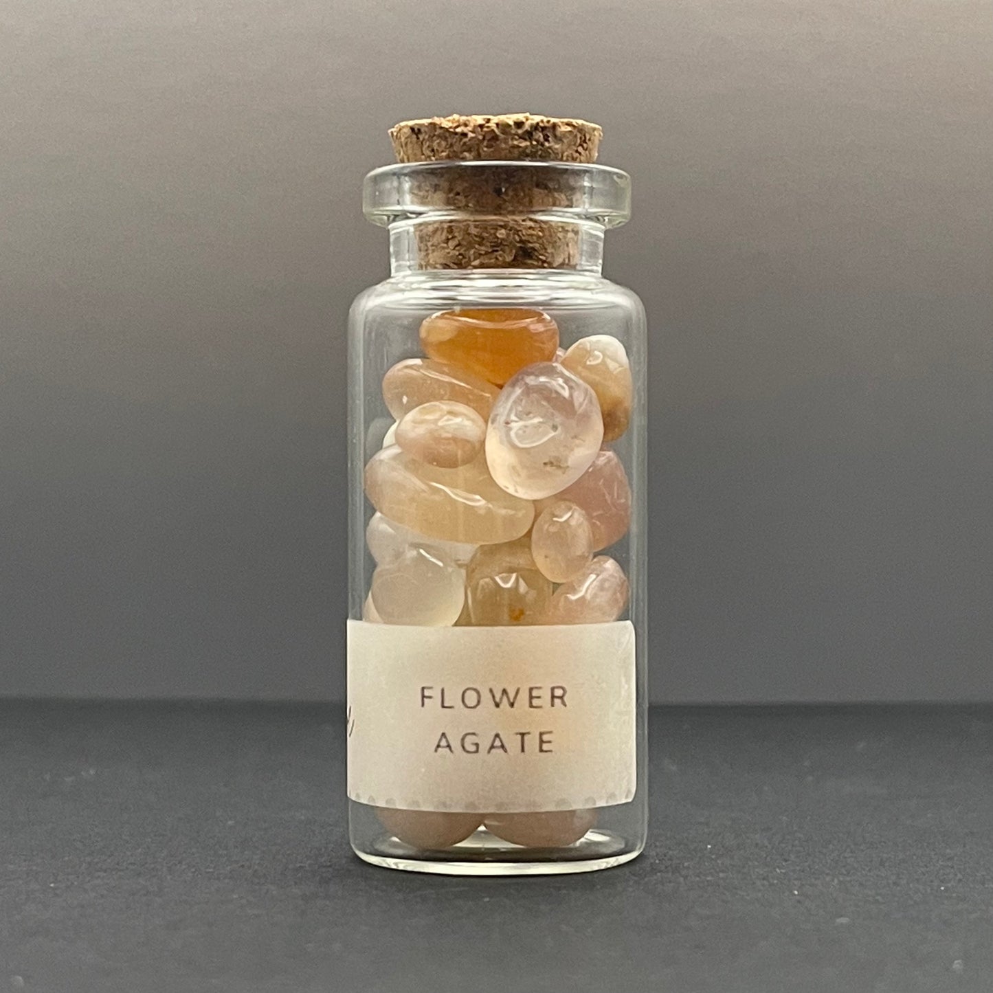 Thrive | Flower Agate Crystal Chips 10ml Vial
