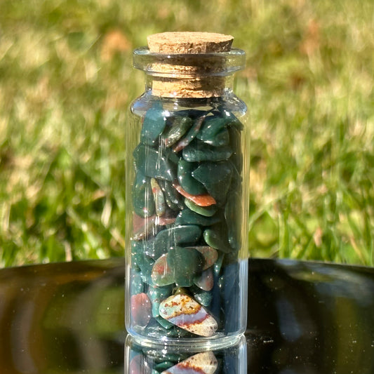 Courage | Bloodstone Crystal Chips 10ml Vial