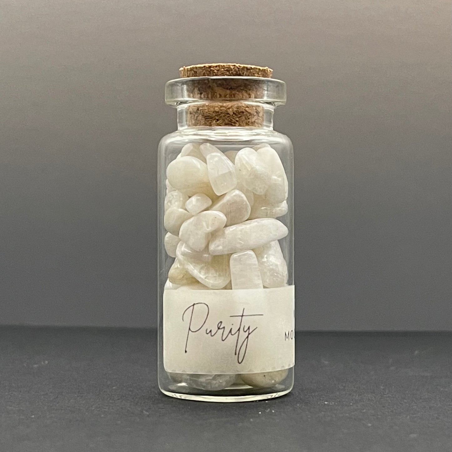 Purity | White Moonstone Crystal 10ml Vial